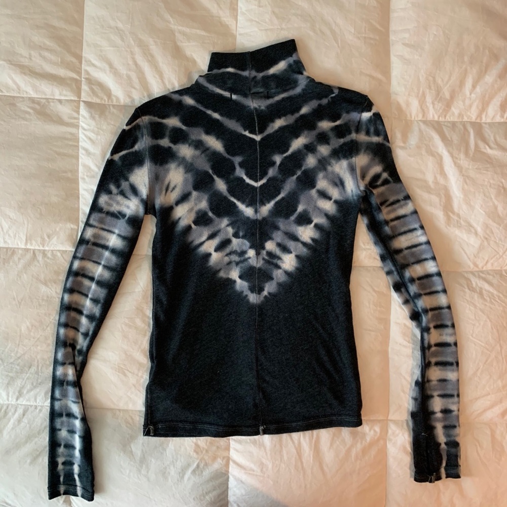 We The Free tie dye long sleeve turtleneck top